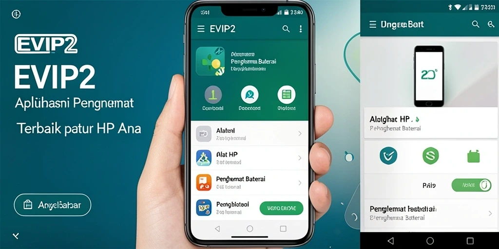 Tampilan antarmuka aplikasi EVIP2 yang ramah pengguna.